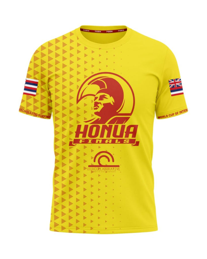 Honua Finals Replica Jersey Short Sleve Shirt - Yellow
