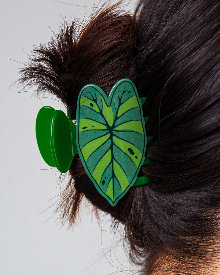 Kalo Hair Clip - Green Kalo Lau