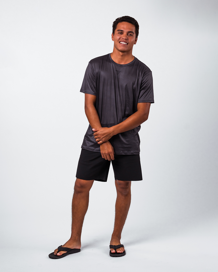 Mana Short Sleeve Shirt - Charcoal