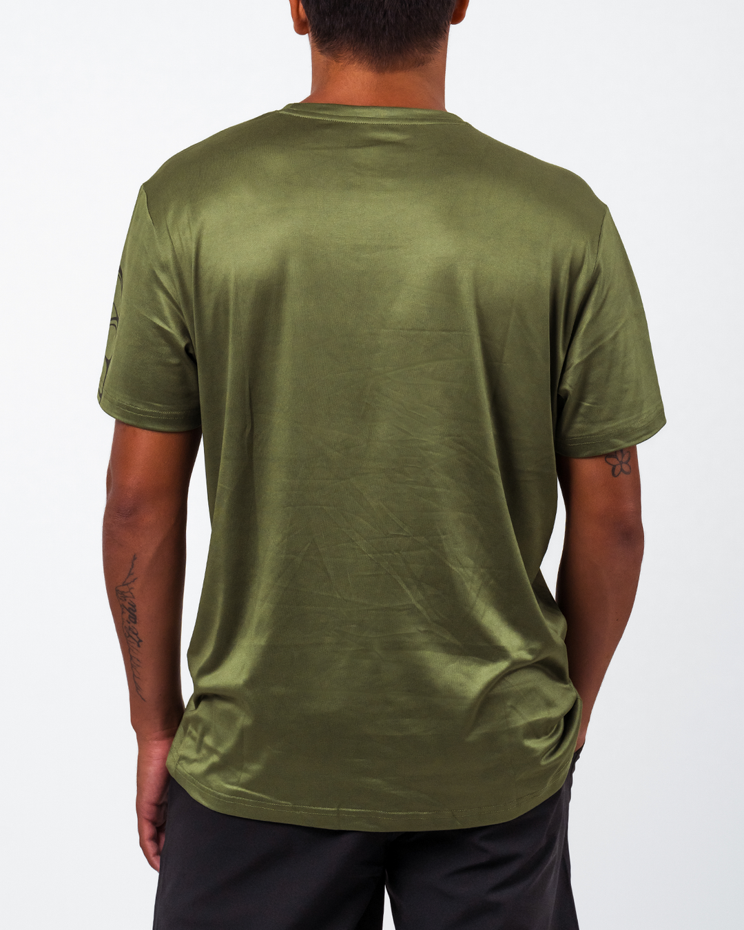 Mana Short Sleeve Shirt - Green Kalo Lau