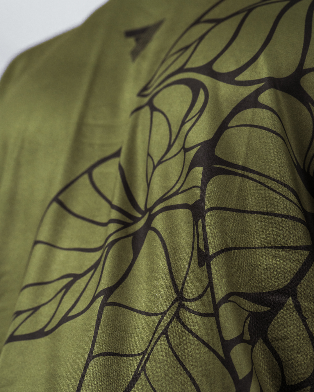 Mana Short Sleeve Shirt - Green Kalo Lau