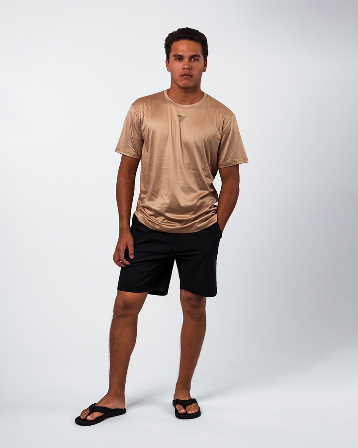 Mana Short Sleeve Shirt - Tan