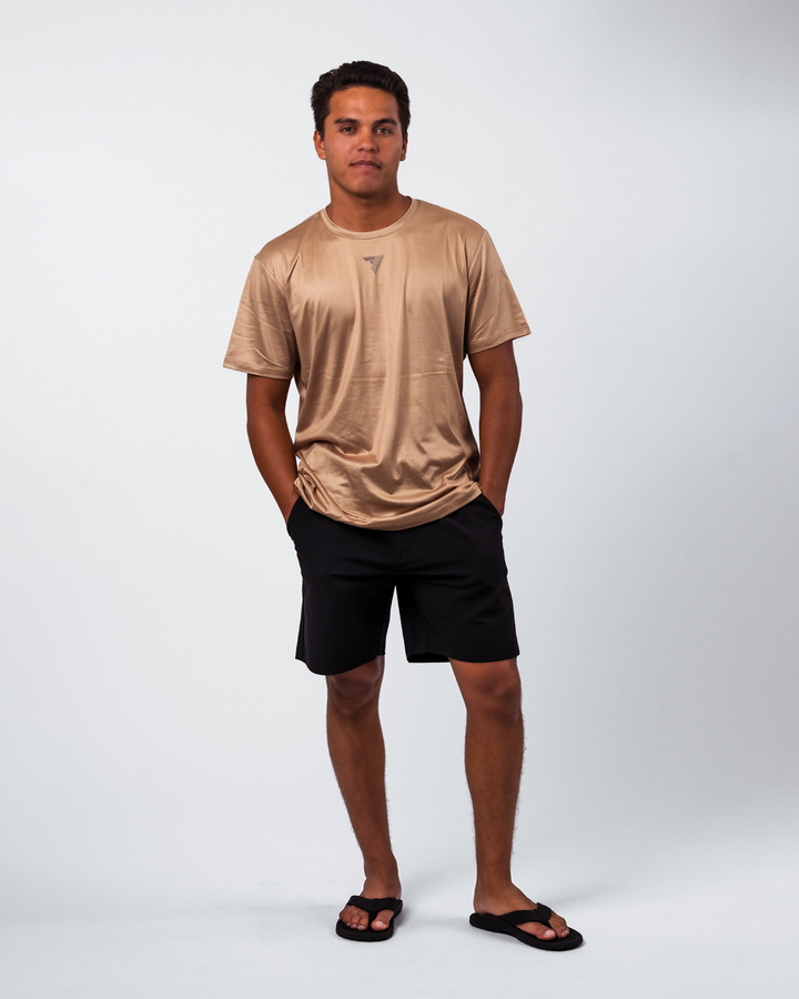 Mana Short Sleeve Shirt - Tan