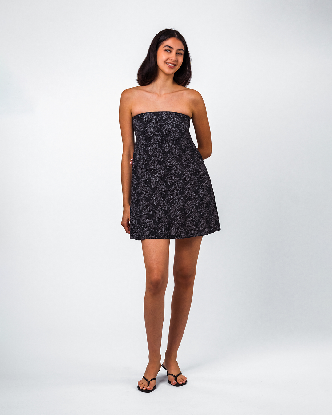 Maile Mini Dress - Black Kalo Lau