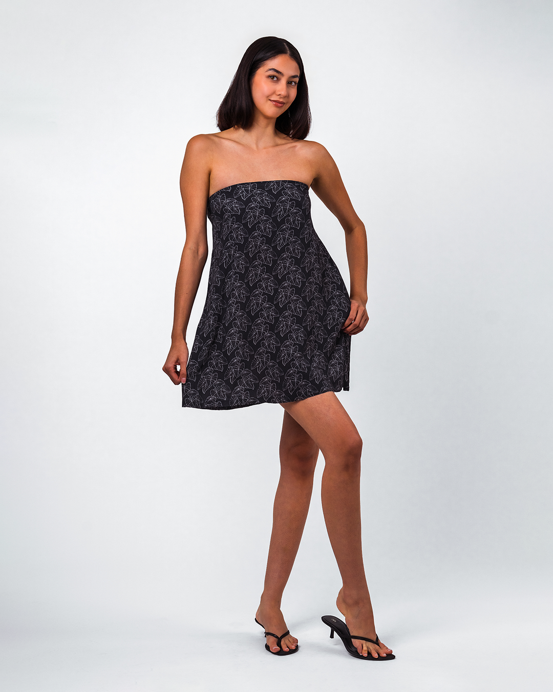 Maile Mini Dress - Black Kalo Lau