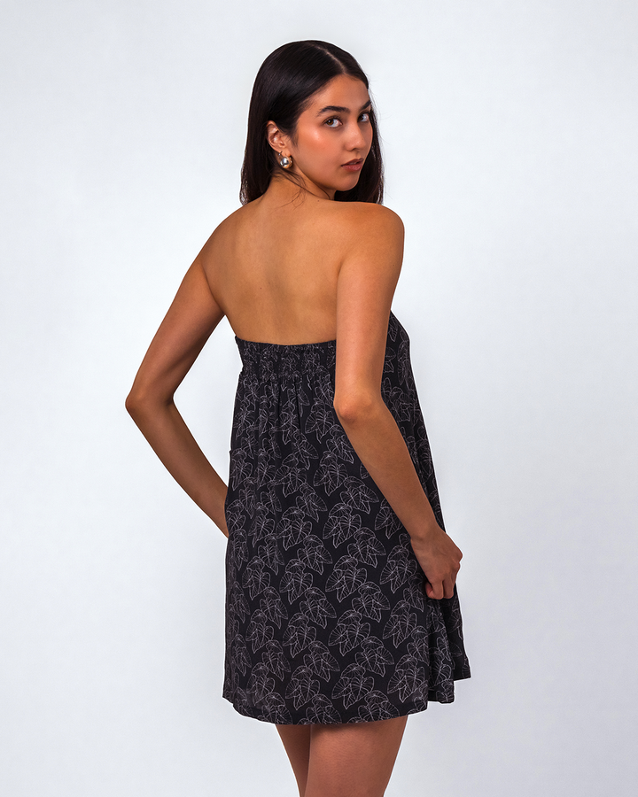 Maile Mini Dress - Black Kalo Lau