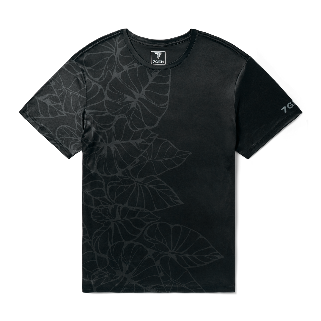 Mana Short Sleeve Shirt - Charcoal Kalo Lau