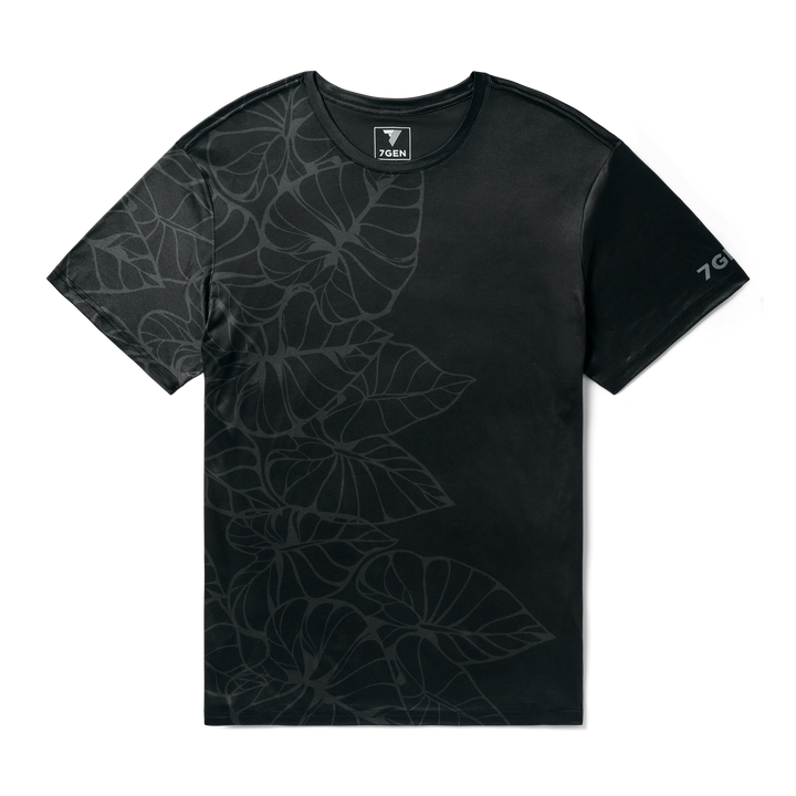 Mana Short Sleeve Shirt - Charcoal Kalo Lau