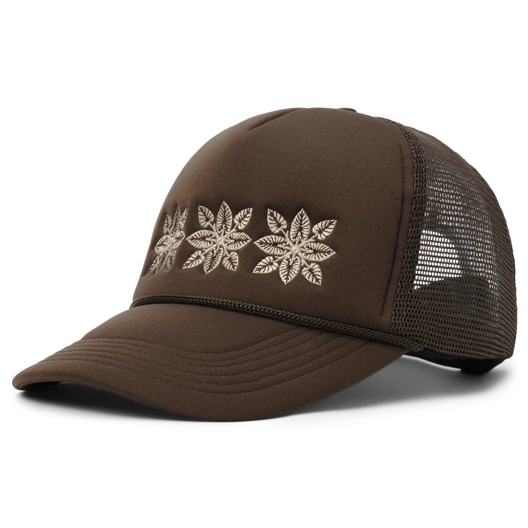 Kalo Quilt Trucker Hat - Brown