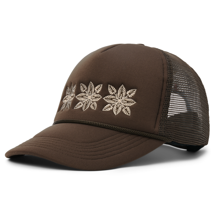 Kalo Quilt Trucker Hat - Brown