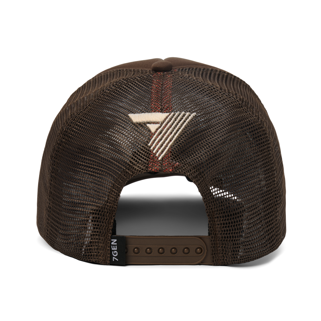 Kalo Quilt Trucker Hat - Brown