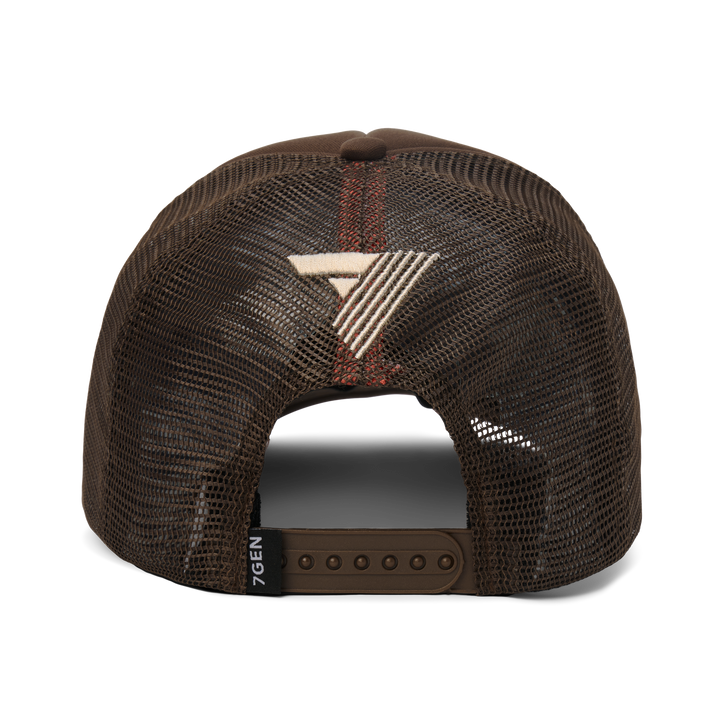 Kalo Quilt Trucker Hat - Brown