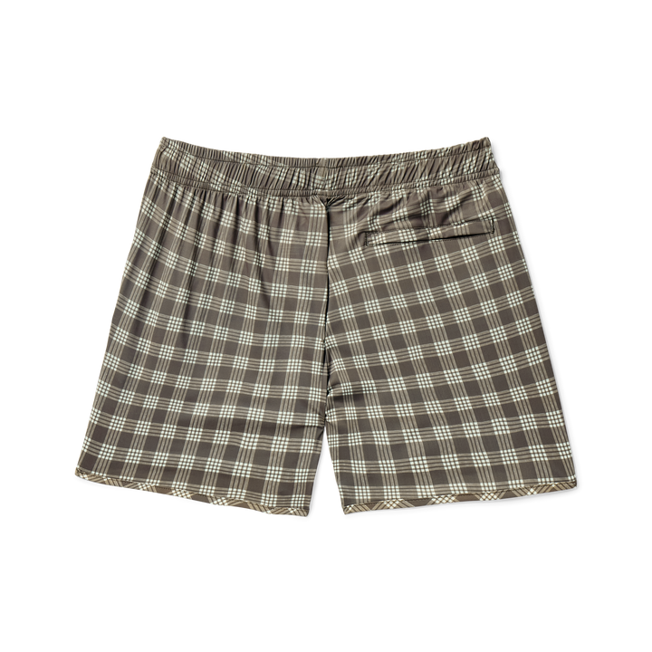 Kalia Shorts - Deep Brown Palaka
