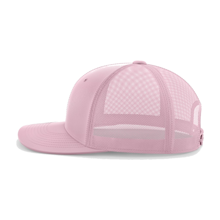 Floral Hat - Pink, side view