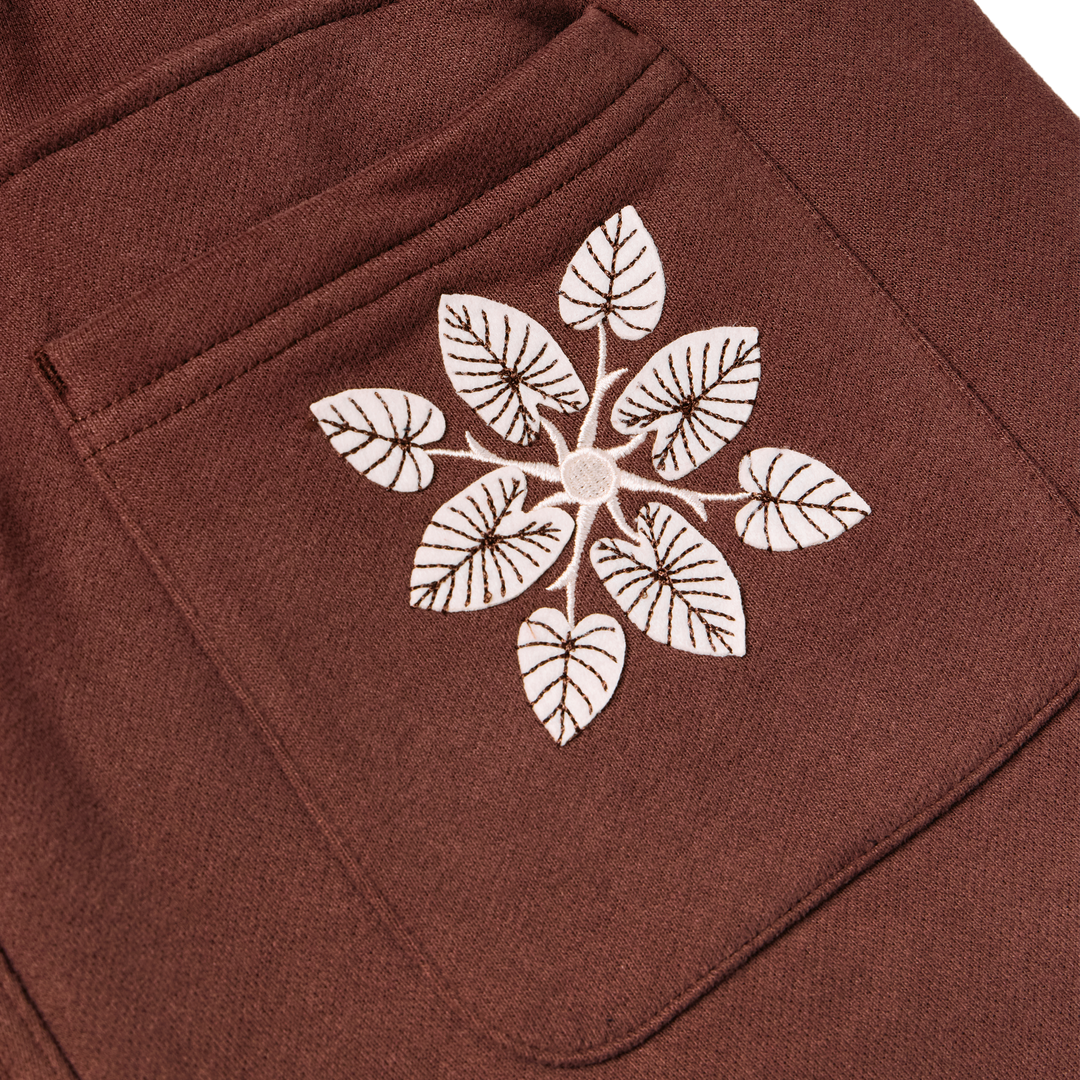 Kalo Quilt Anuhea Sweatpants - Brown