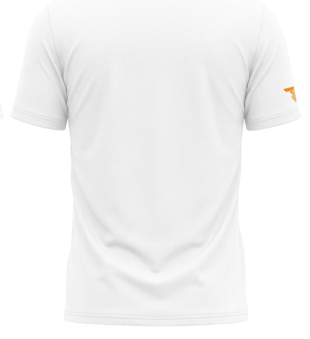 Floral Pocket Tee - White - back