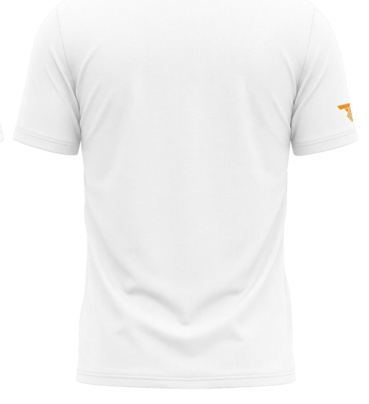Floral Pocket Tee - White - back