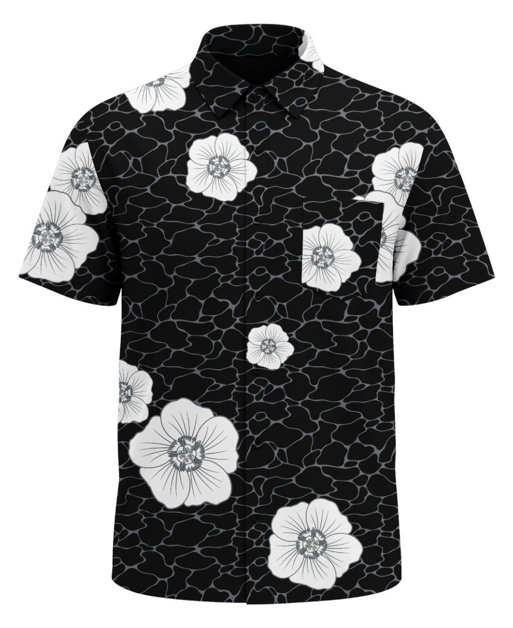 polo_textured_black front
