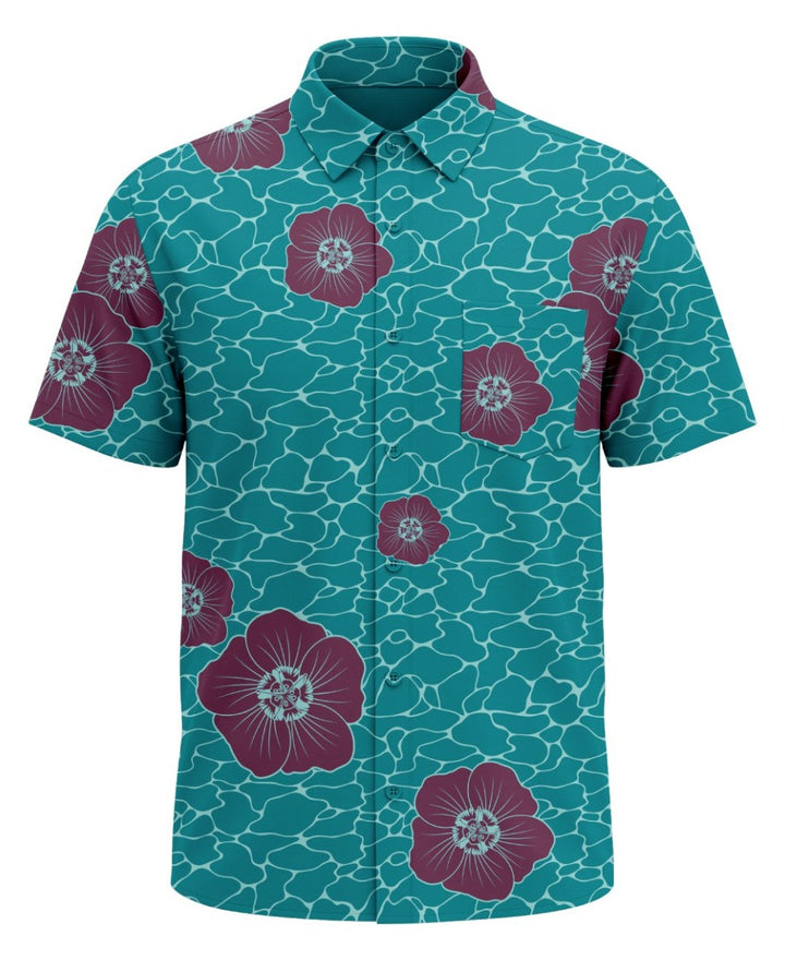 polo_textured_blue front