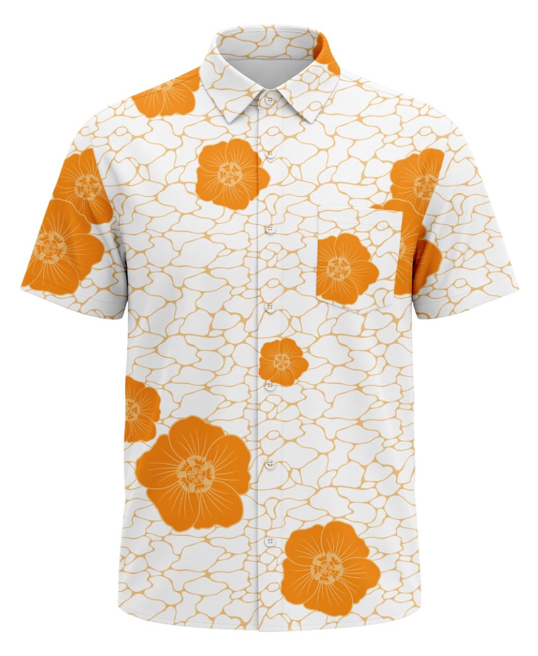 polo_textured_orange front